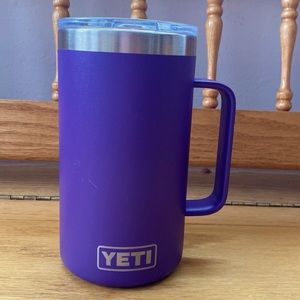 20oz. Peak Purple Yeti mug with engraving